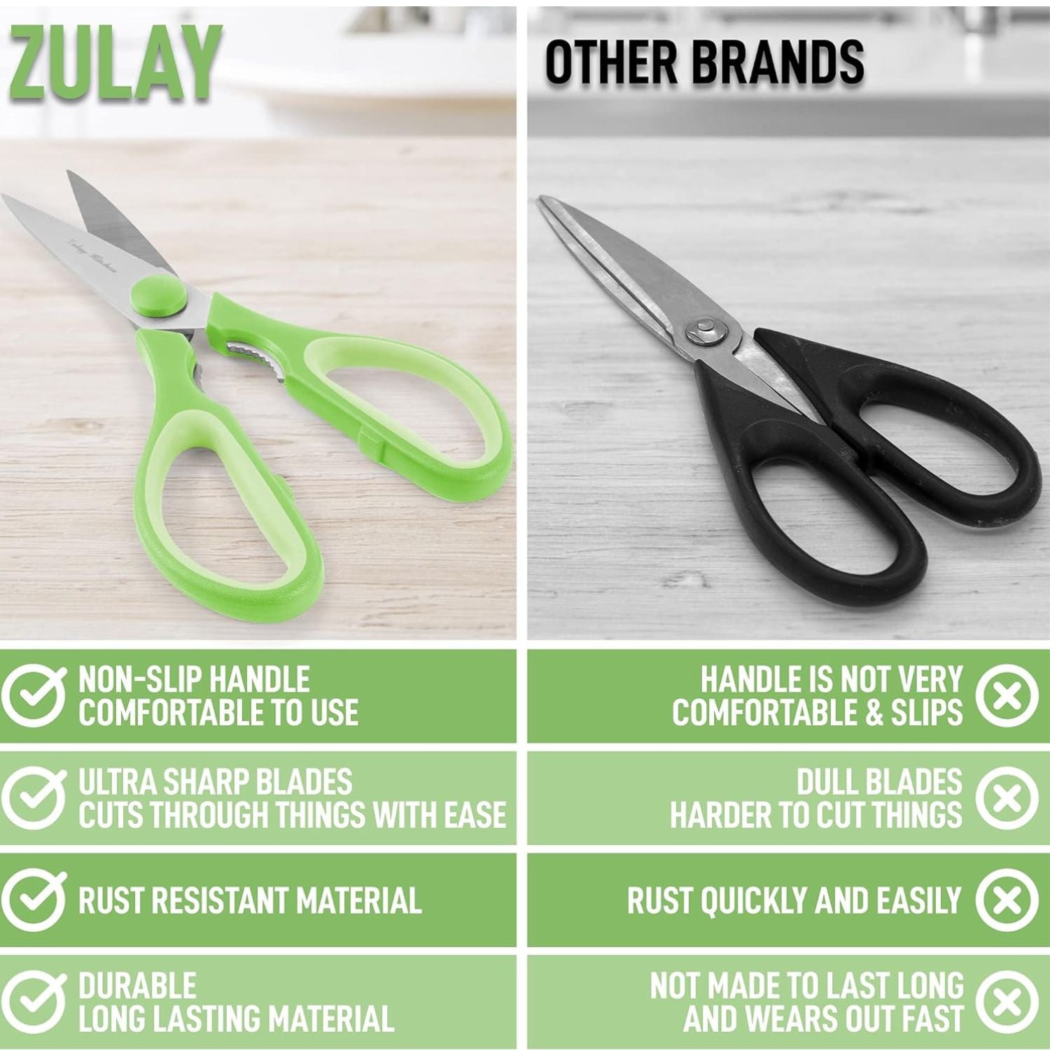 Heavy Duty Kitchen Scissors Ultra Sharp