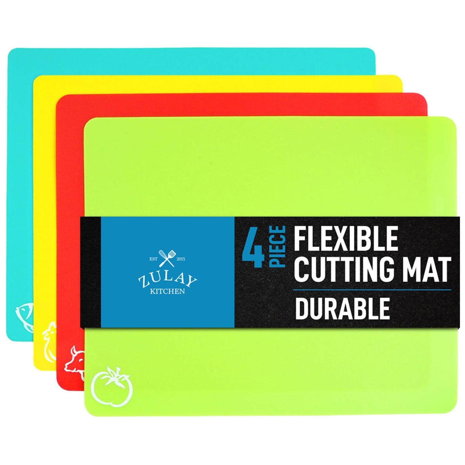 Flexible Cutting Board Set - Heavy Duty - 8 Piece – Cutlery and More