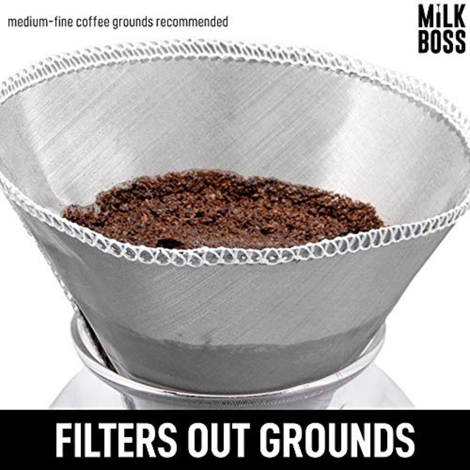 Milk Boss Reusable Coffee Filter - Filter #4