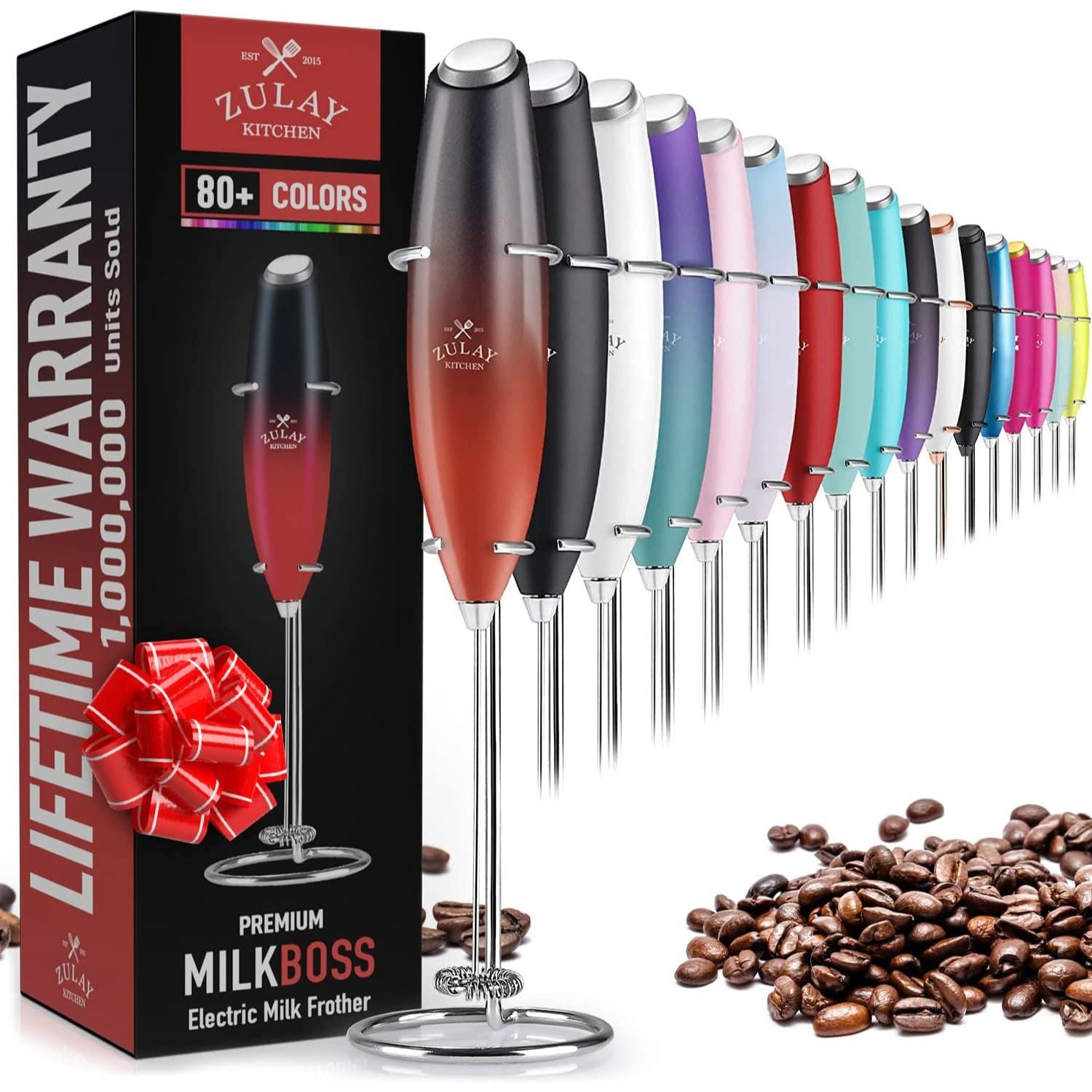 MILK FROTHER OG WITH STAND by Zulay Kitchen