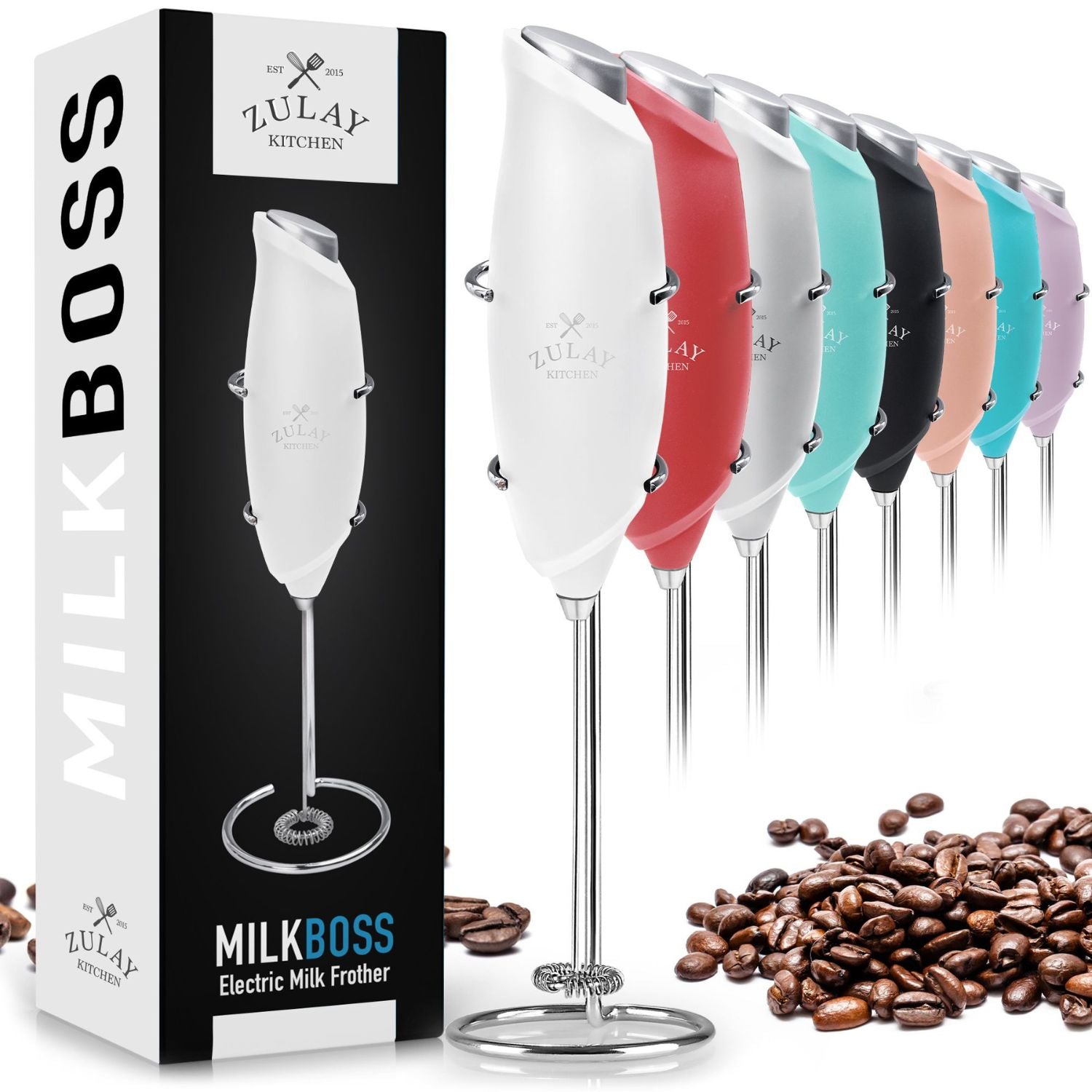 One Touch Milk Frother Online  Zulay Kitchen - Save Big Today