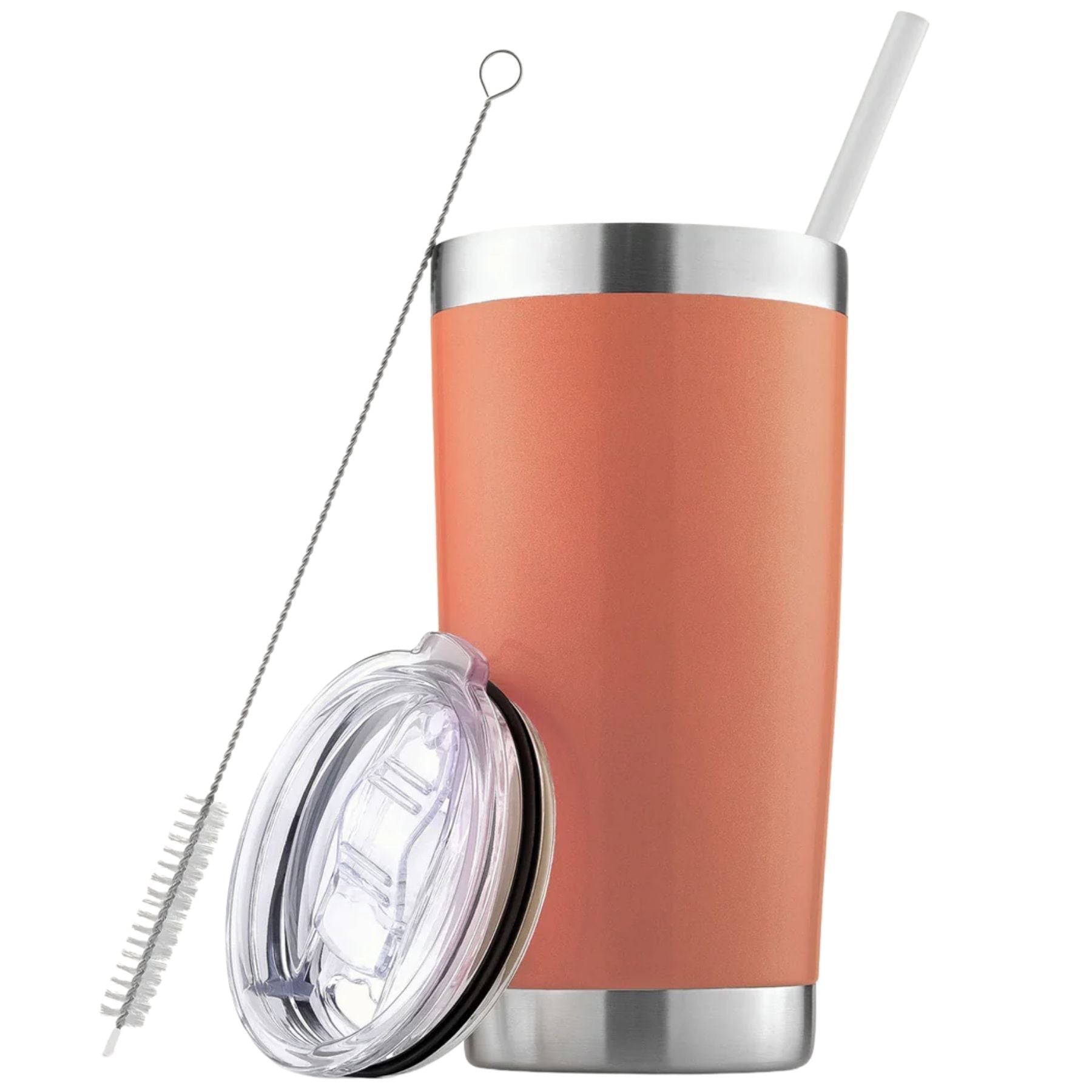 20 oz Tumbler With Lid and Straw | Zulay Kitchen
