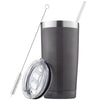20 oz Tumbler With Lid and Straw-Charcoal Shimmer by Zulay Kitchen
