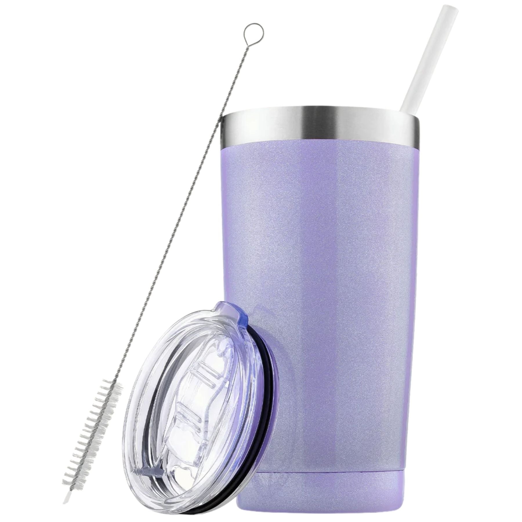 20 oz Tumbler With Lid and Straw-Lavender Shimmer by Zulay Kitchen