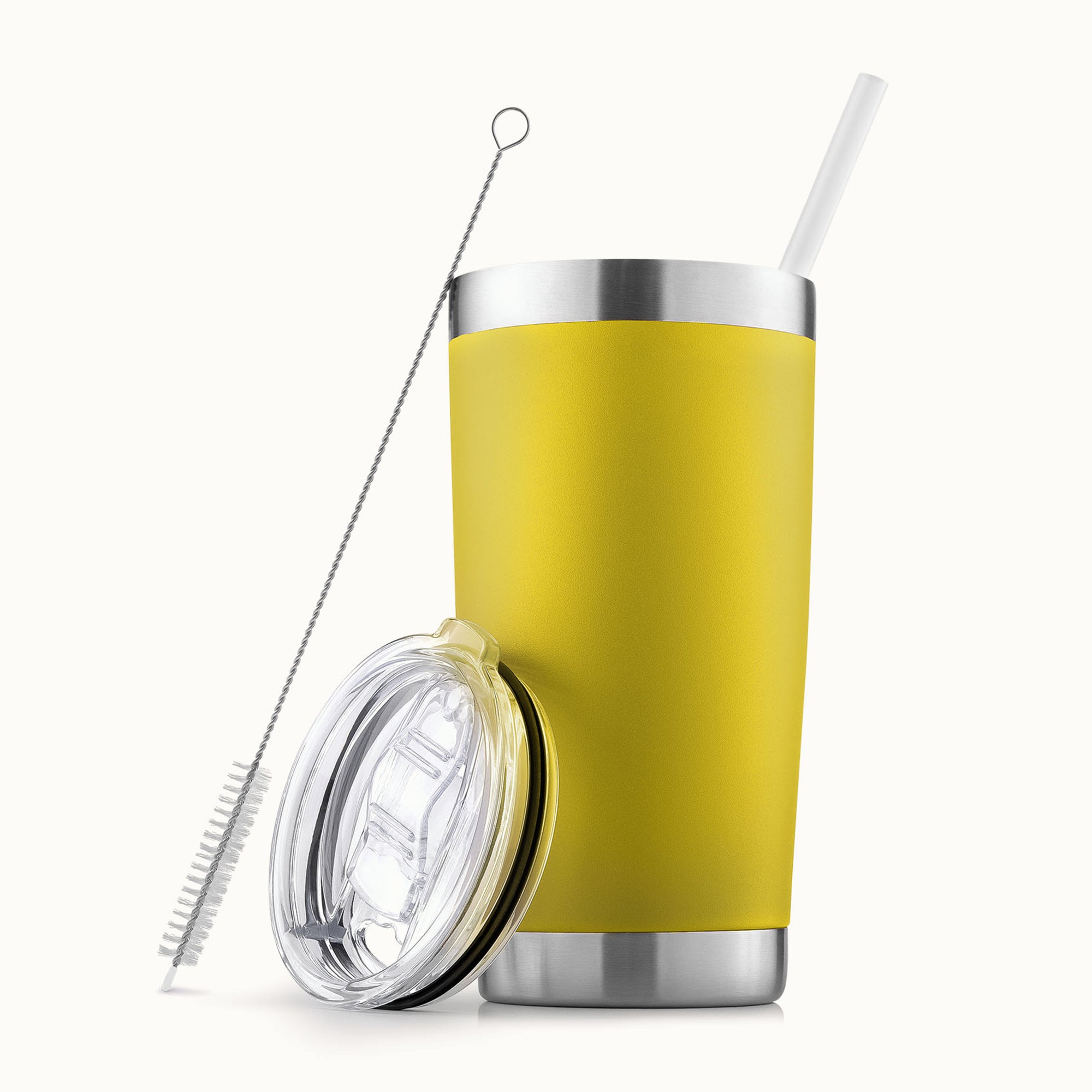 20 oz Tumbler With Lid and Straw | Zulay Kitchen