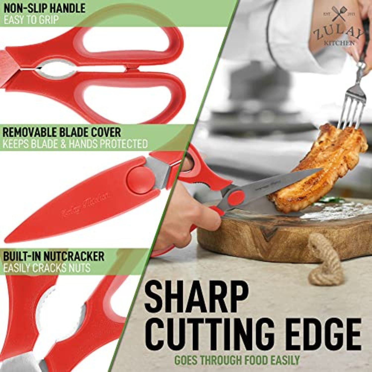 Heavy Duty Kitchen Scissors Ultra Sharp
