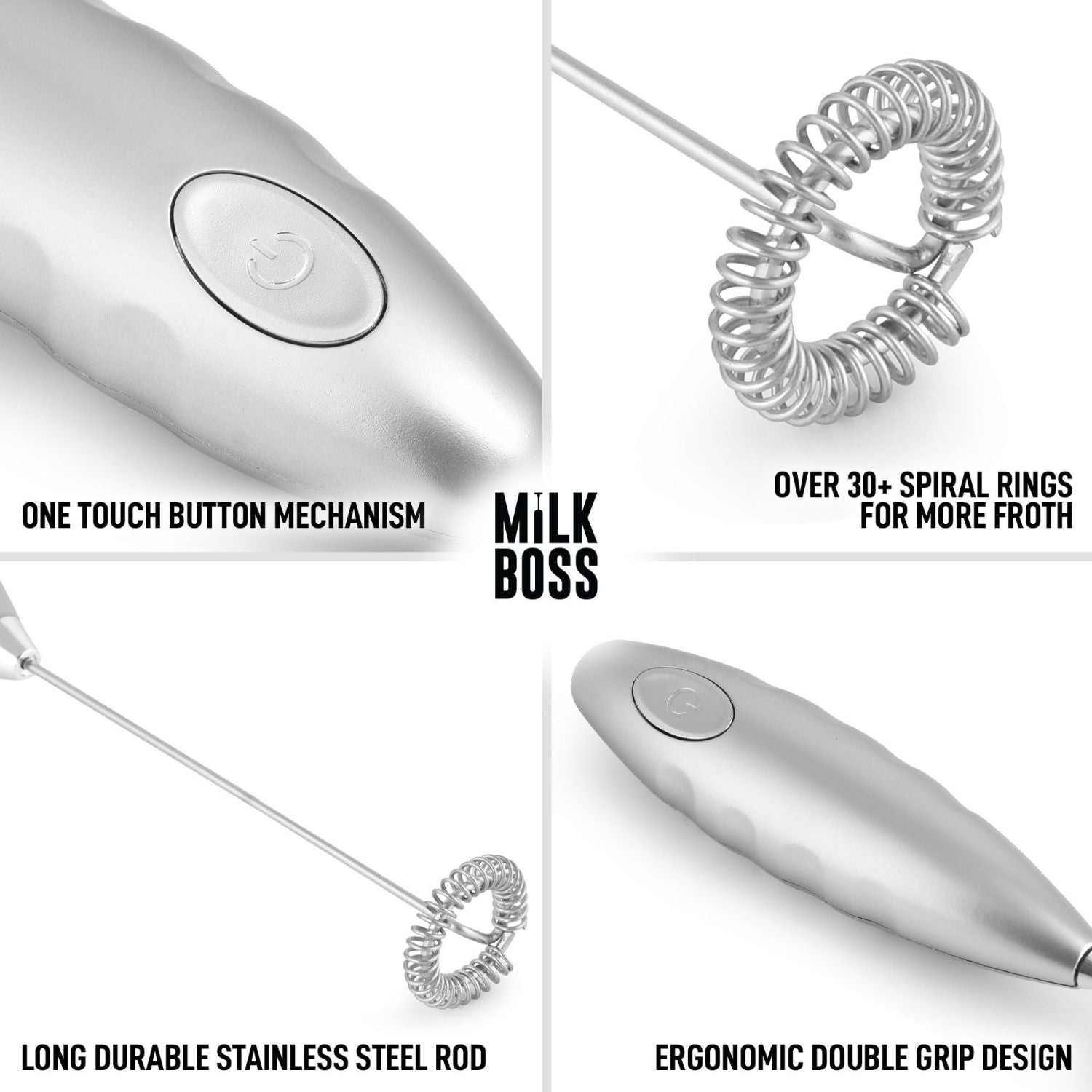 Milk Boss Milk Frother | Battery-Operated