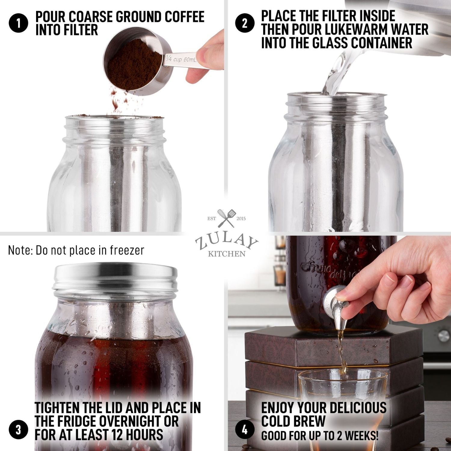 Cold Brew Coffee Maker - 1.5 Liter