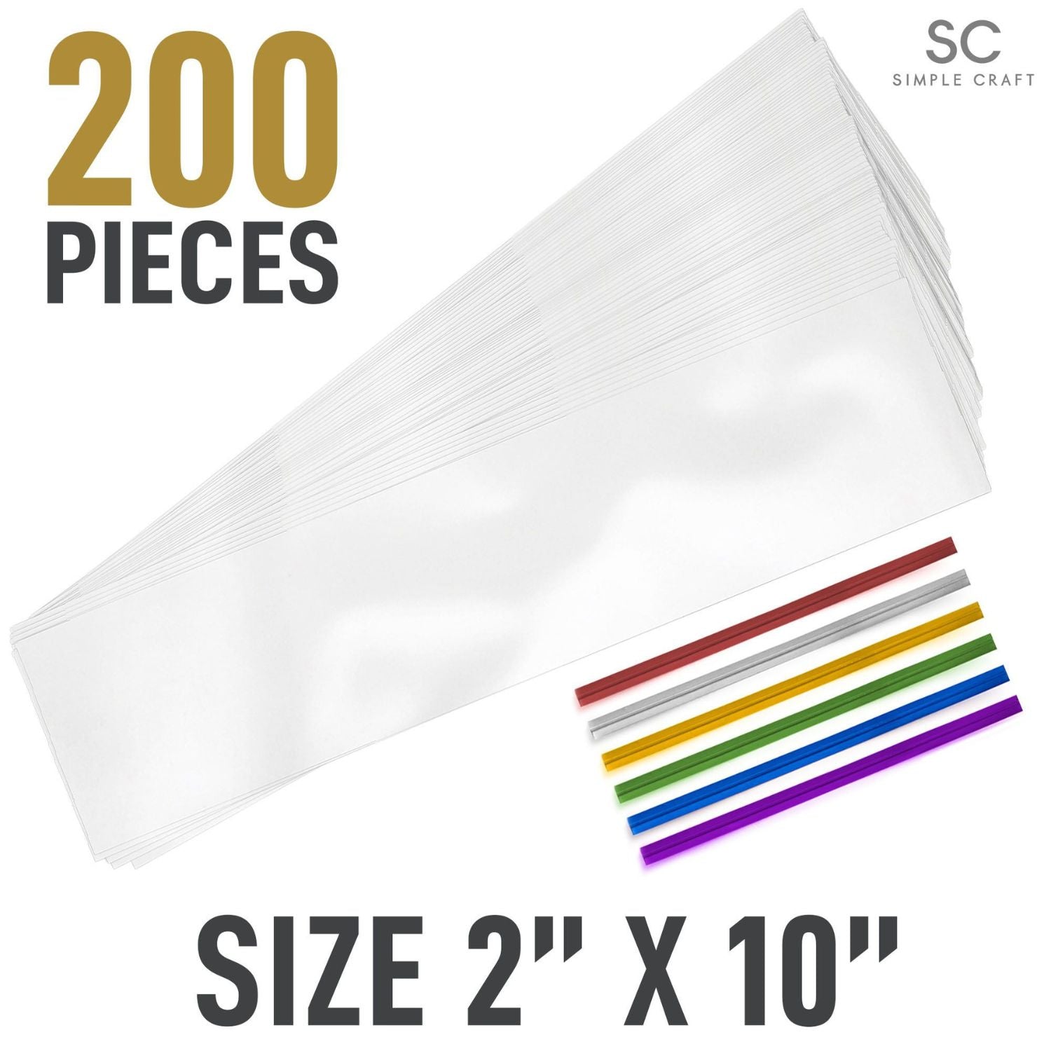 200 pieces Candy Treat Cellophane Bags
