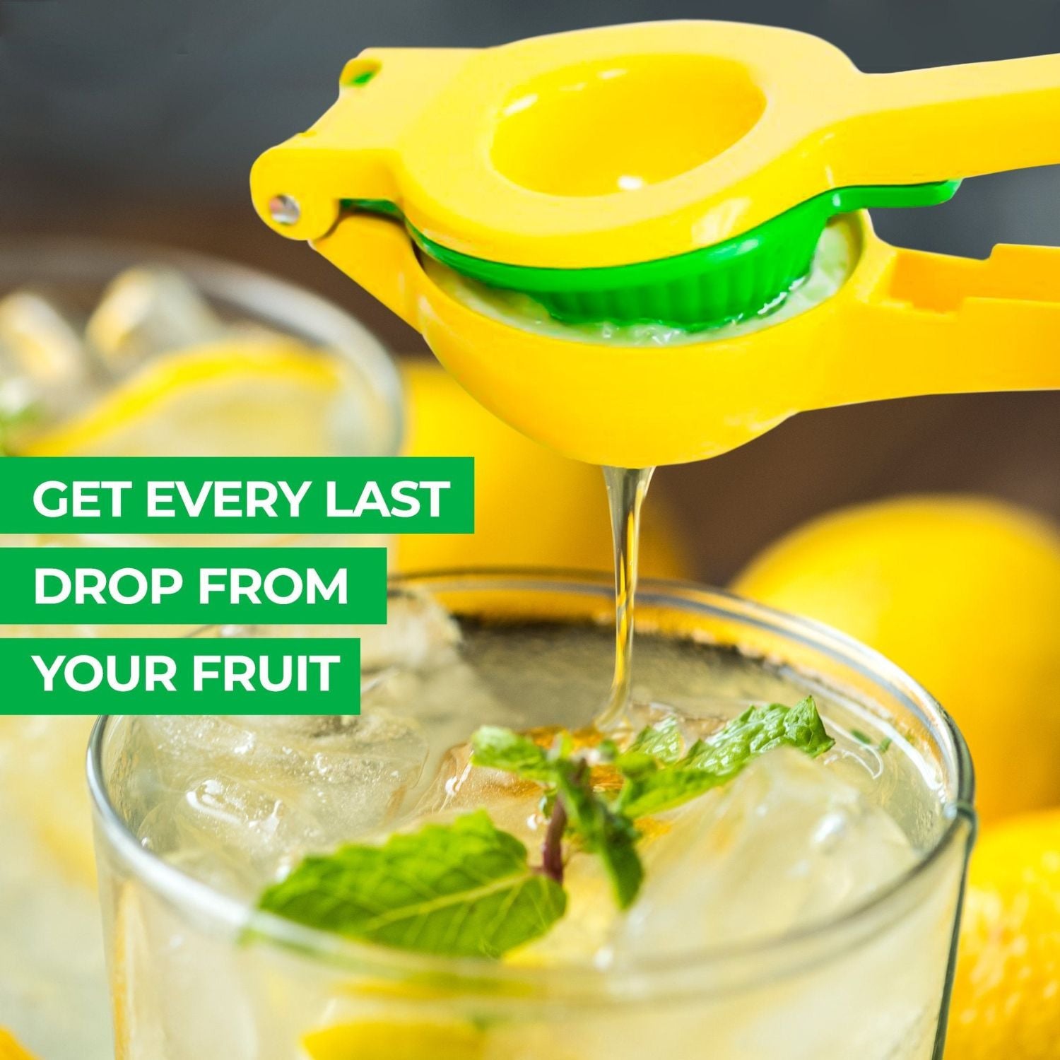 Professional Citrus Juicer + 2 in 1 Lemon Squeezer COMPLETE SET