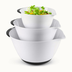 3-Piece Plastic Mixing Bowl Set by Zulay Kitchen