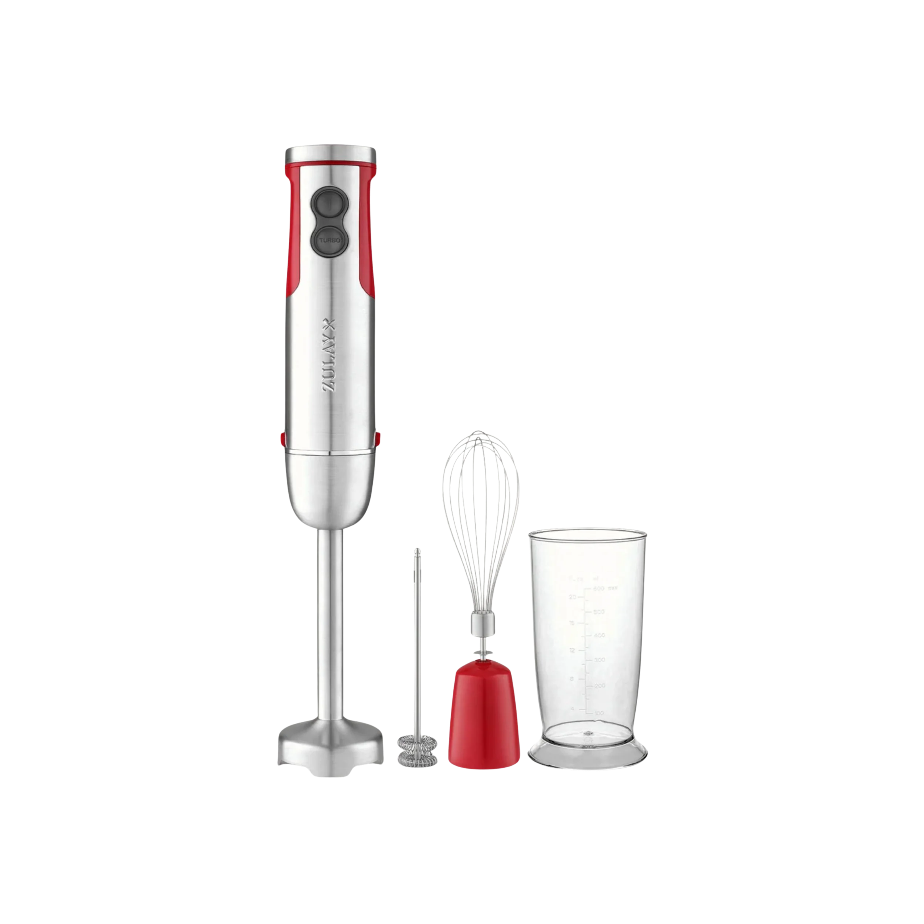 3-in-1 Immersion Blender - Red by Zulay Kitchen