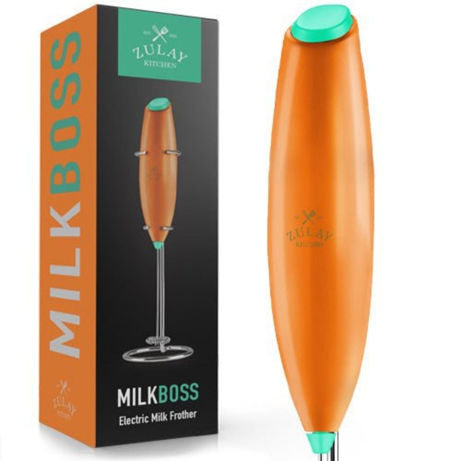 Zulay Kitchen MILK BOSS Milk Frother With Stand - Mimosas, 1 - Kroger