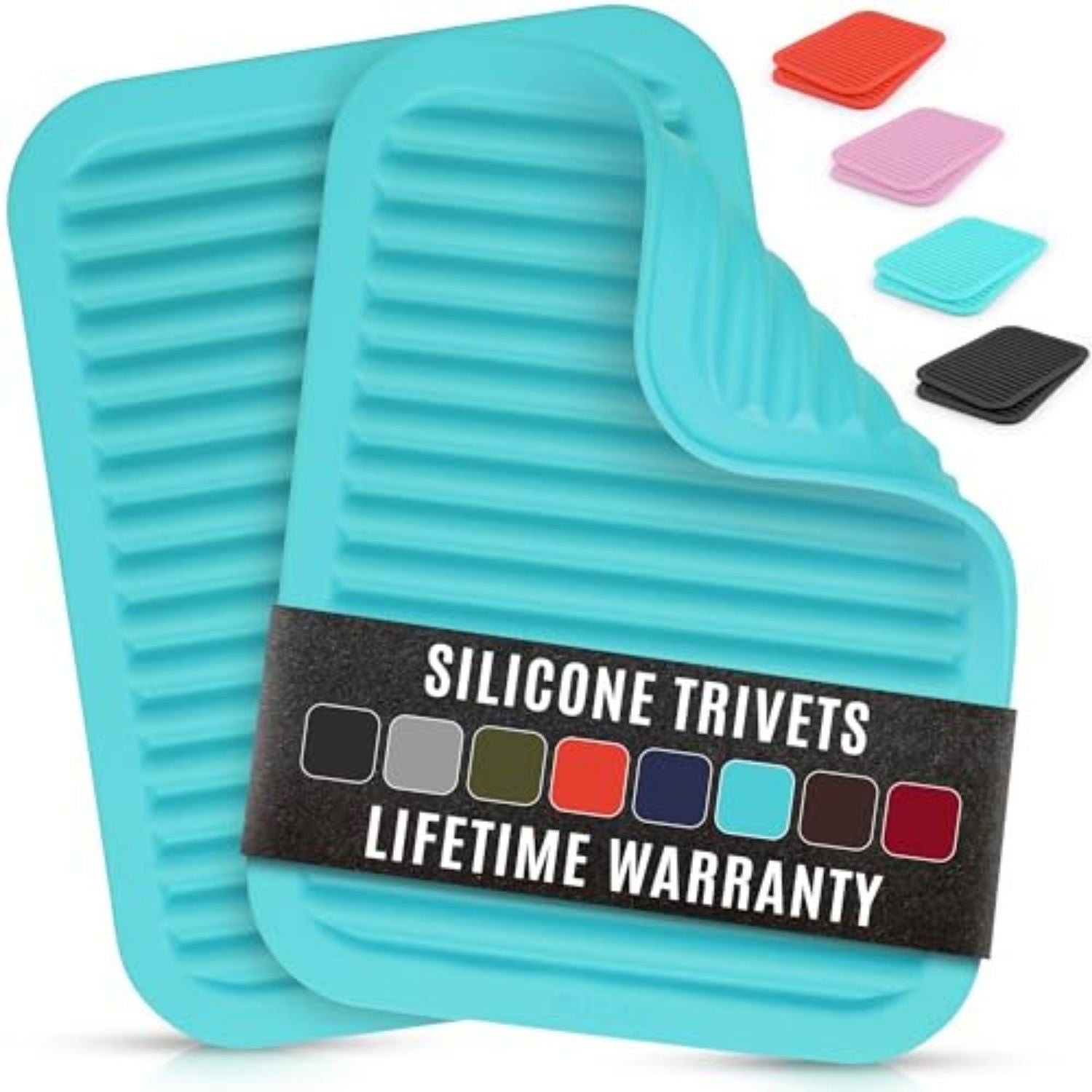Silicone Trivets For Hot Pots and Pans (2 pack)