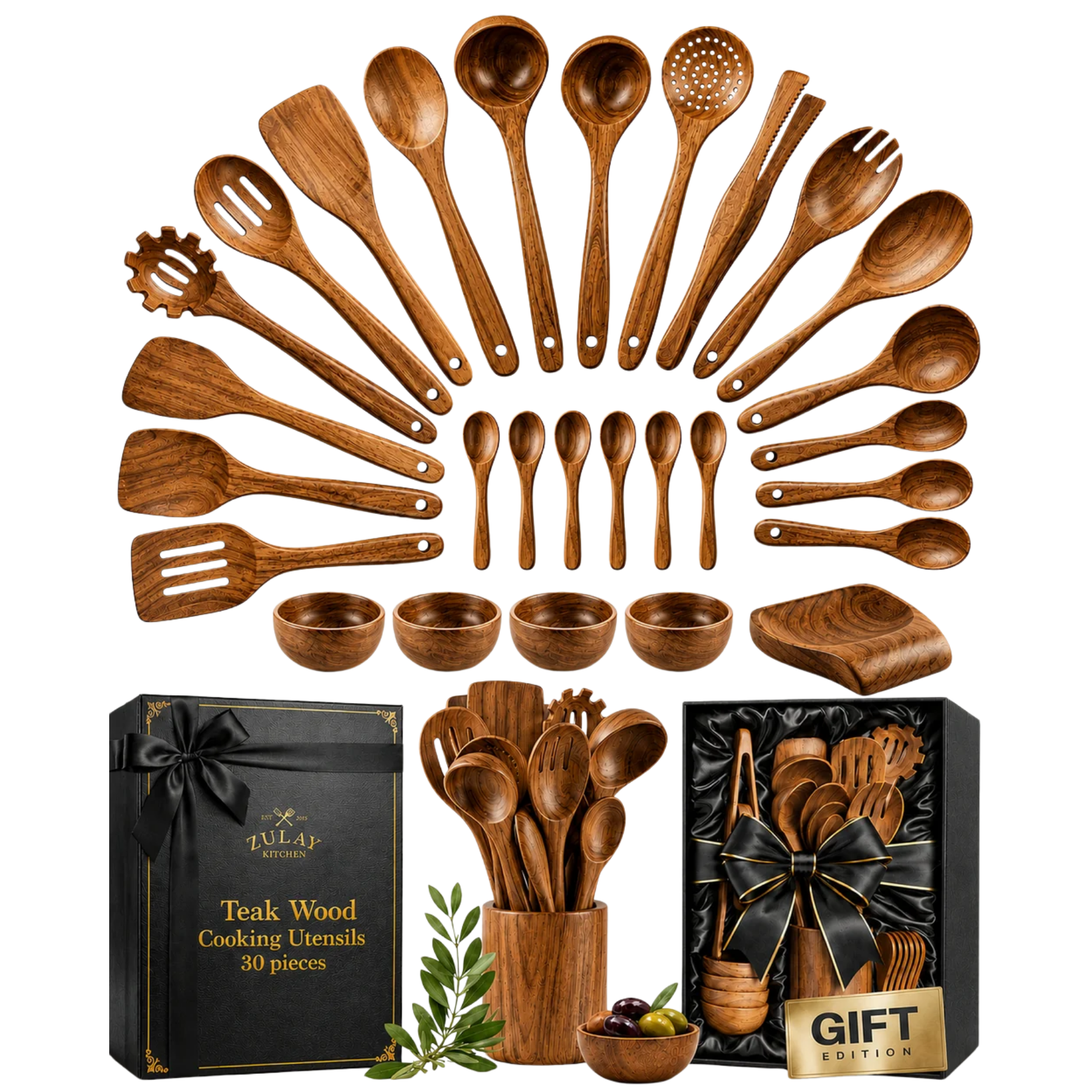 Teak Wood Utensils