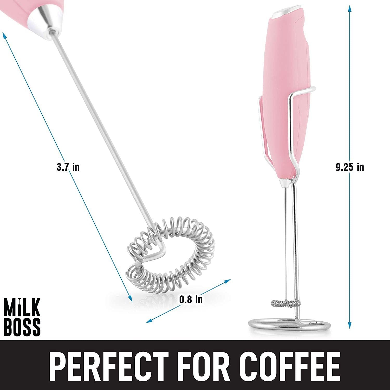 Milk Boss Milk Frother With Holster Stand