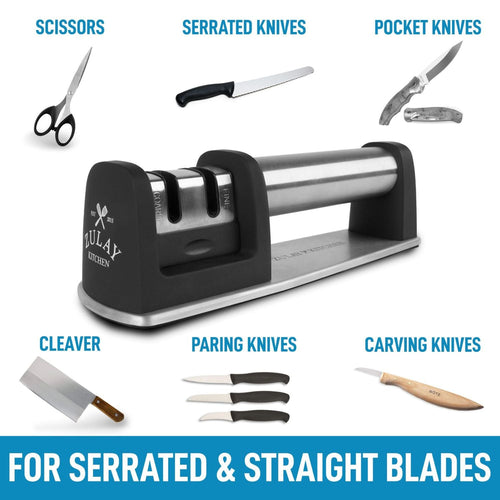 Knife Sharpener (2Stage) Zulay Kitchen