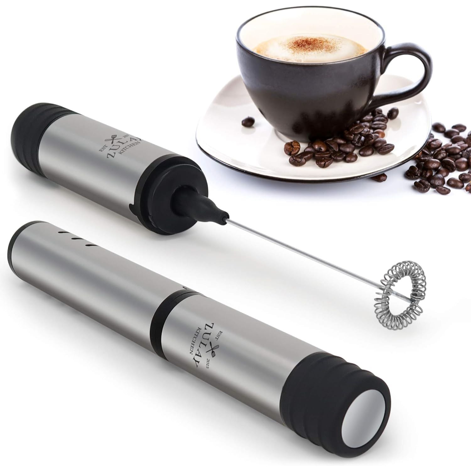 Travel Milk Frother with Protective Cover