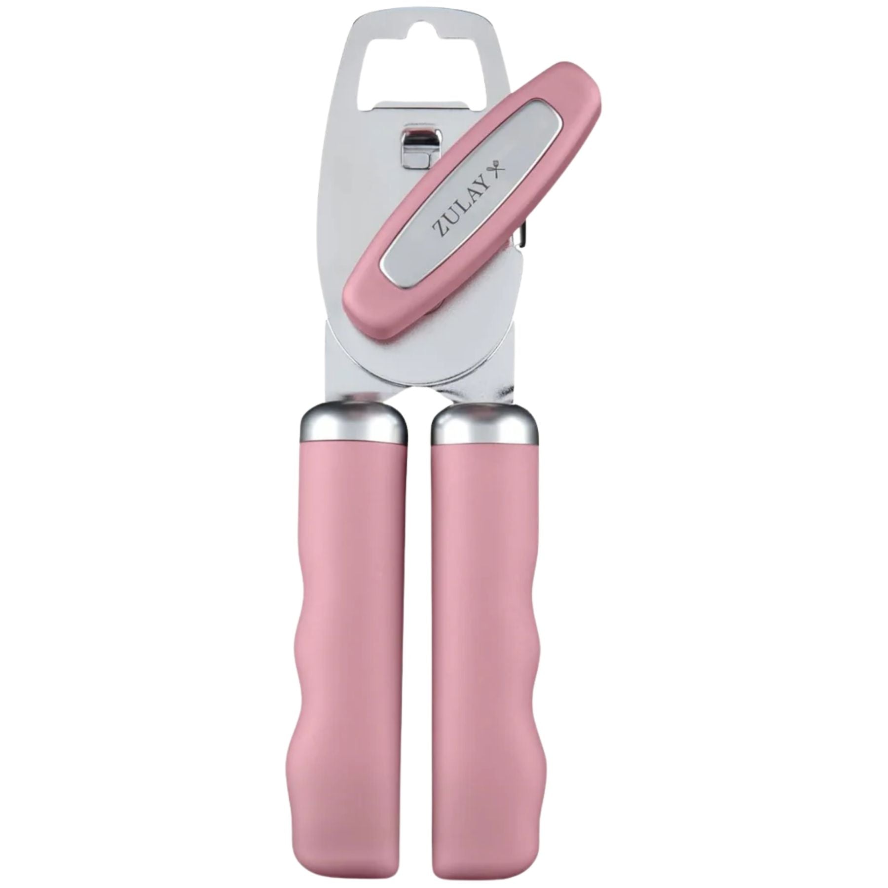 Stainless Steel Manual Can Opener with Bottle Opener - Pink by Zulay Kitchen