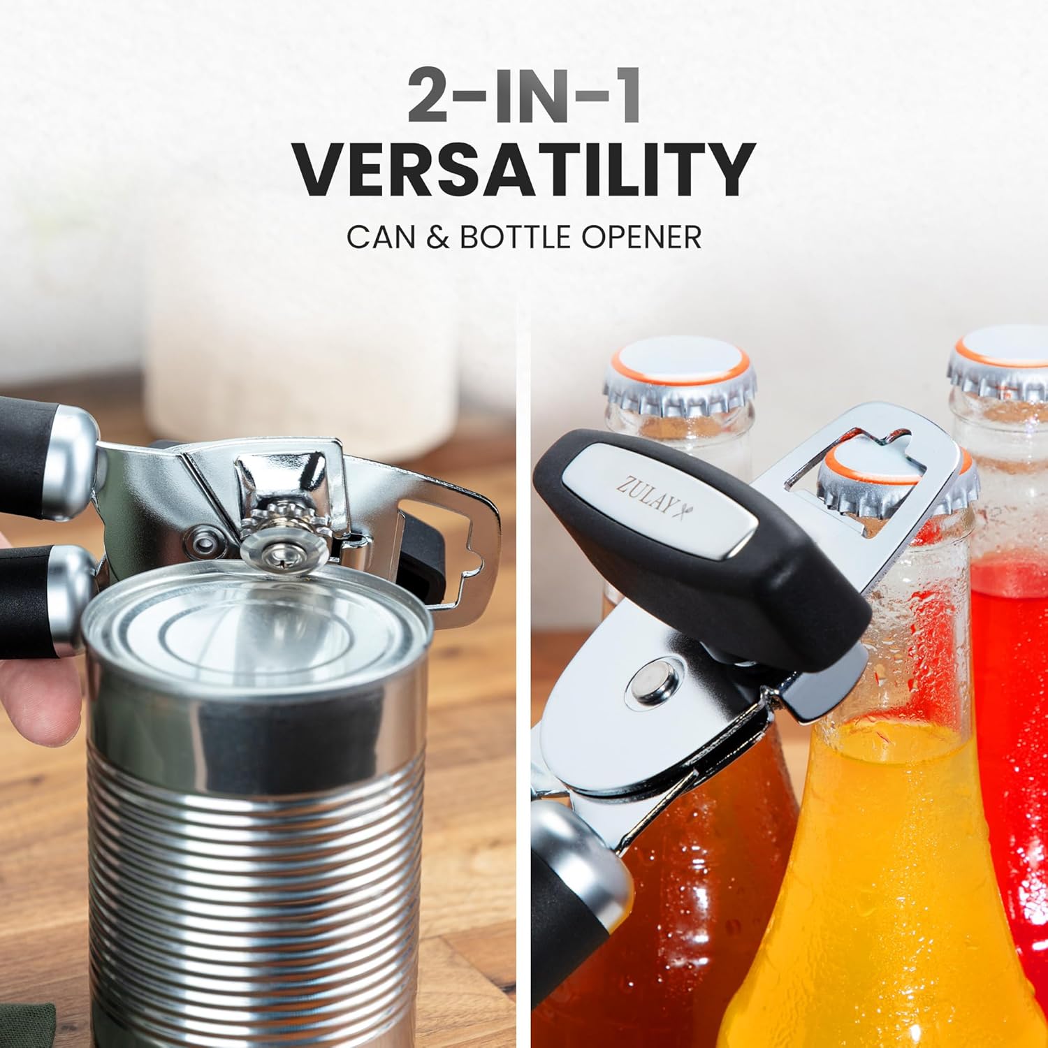 Durable Kitchen Tool for Opening Cans and Bottles Effortlessly by Zulay Kitchen