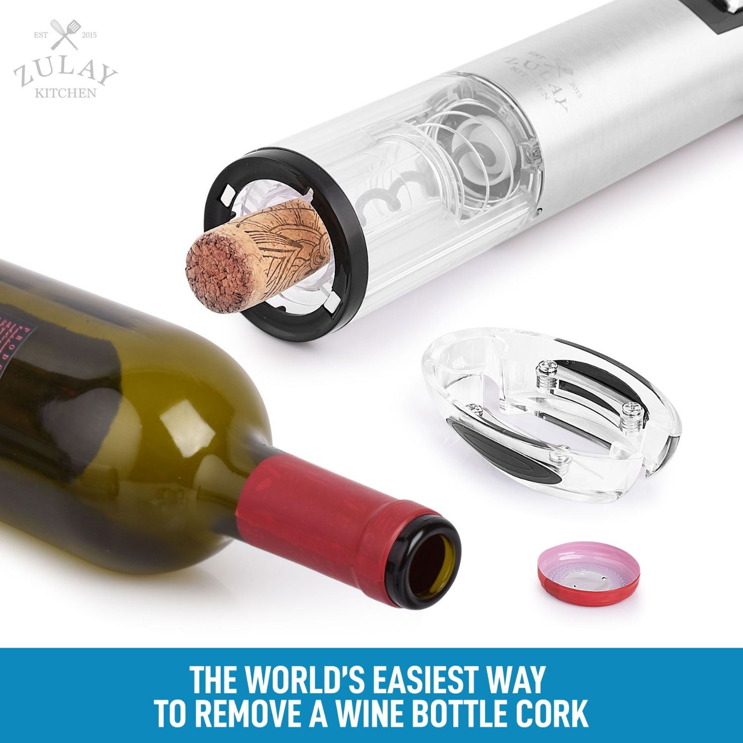 Zulay Kitchen - Electric Wine Bottle Opener
