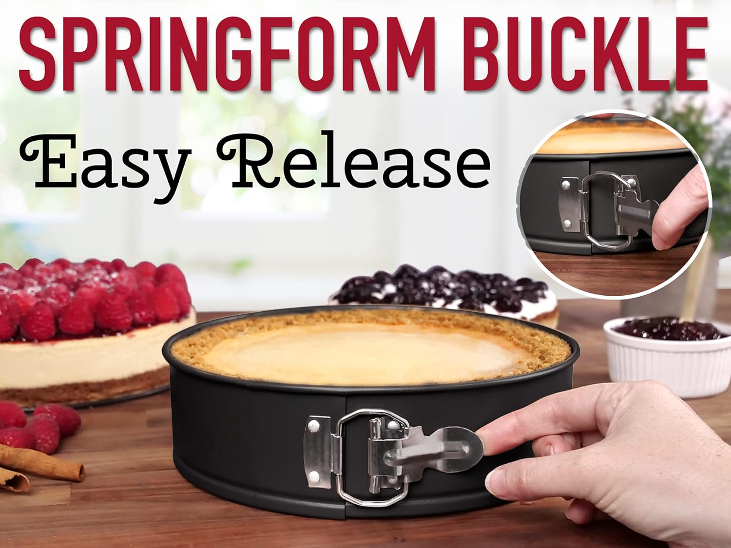 Tasty 10 Springform and Cheesecake Pan Non-Stick - Set of 2 