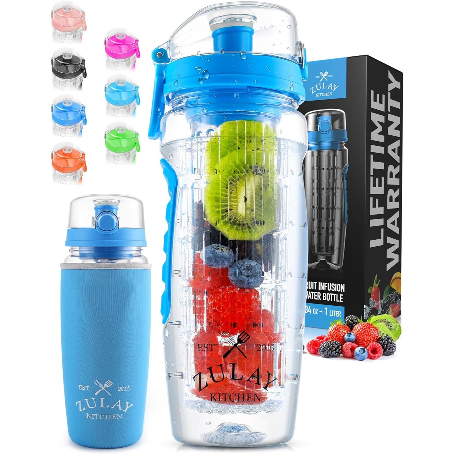 Portable Water Bottle with Fruit Infuser