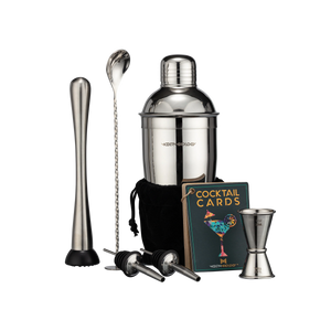 8-Piece Stainless Steel Cocktail Shaker Set by Zulay Kitchen