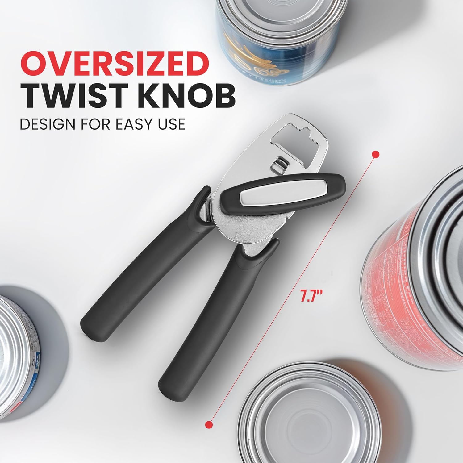 Oversized Twist Knob Design for Easy and Comfortable Use by Zulay Kitchen