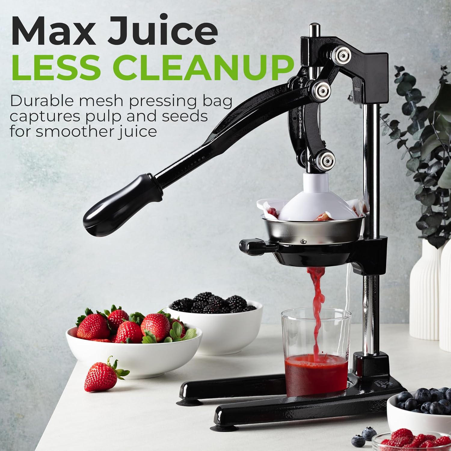 Max Juice Extraction with Pulverizer 9-in-1 Juicer
