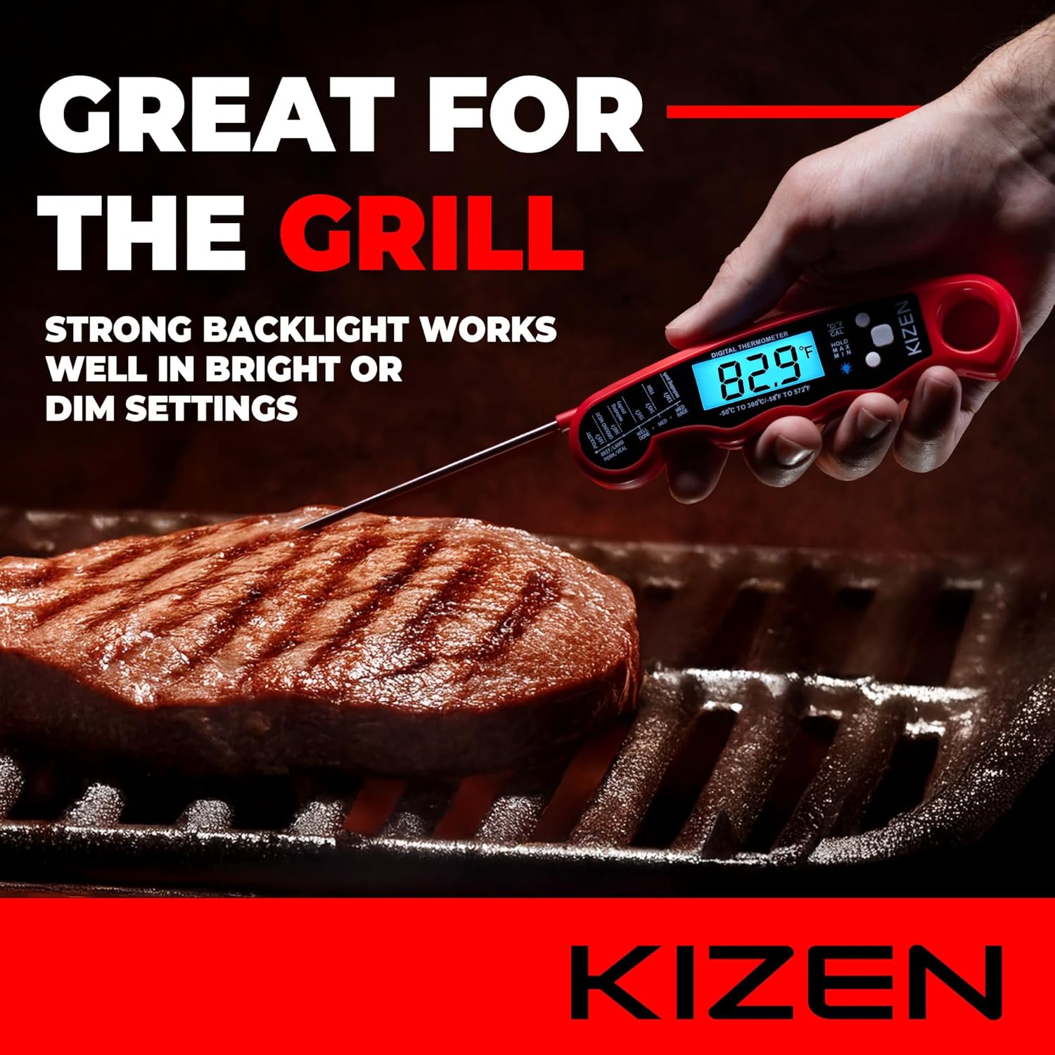 Great for Grilling: Instant Meat Thermometer