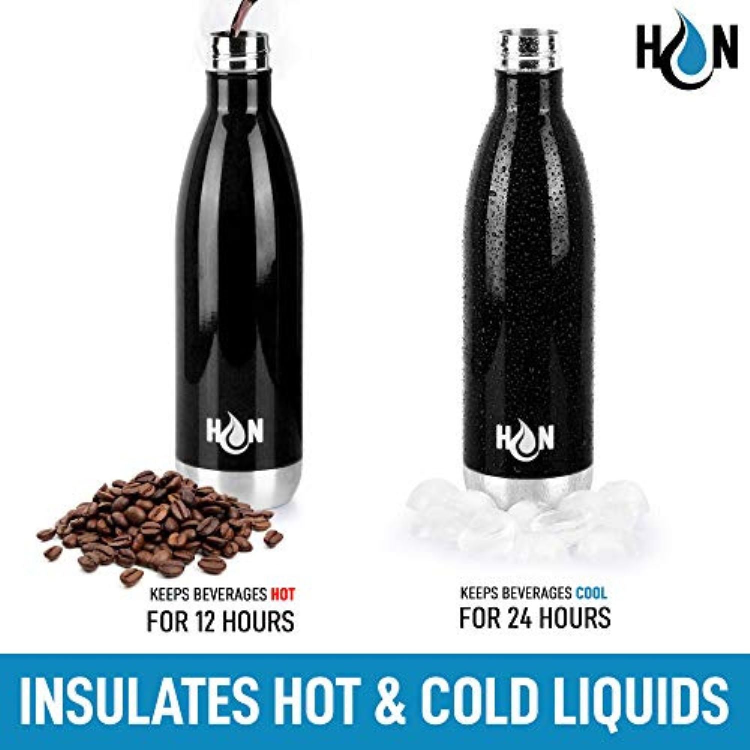 Hydration Nation Double Wall Insulated Water Bottle