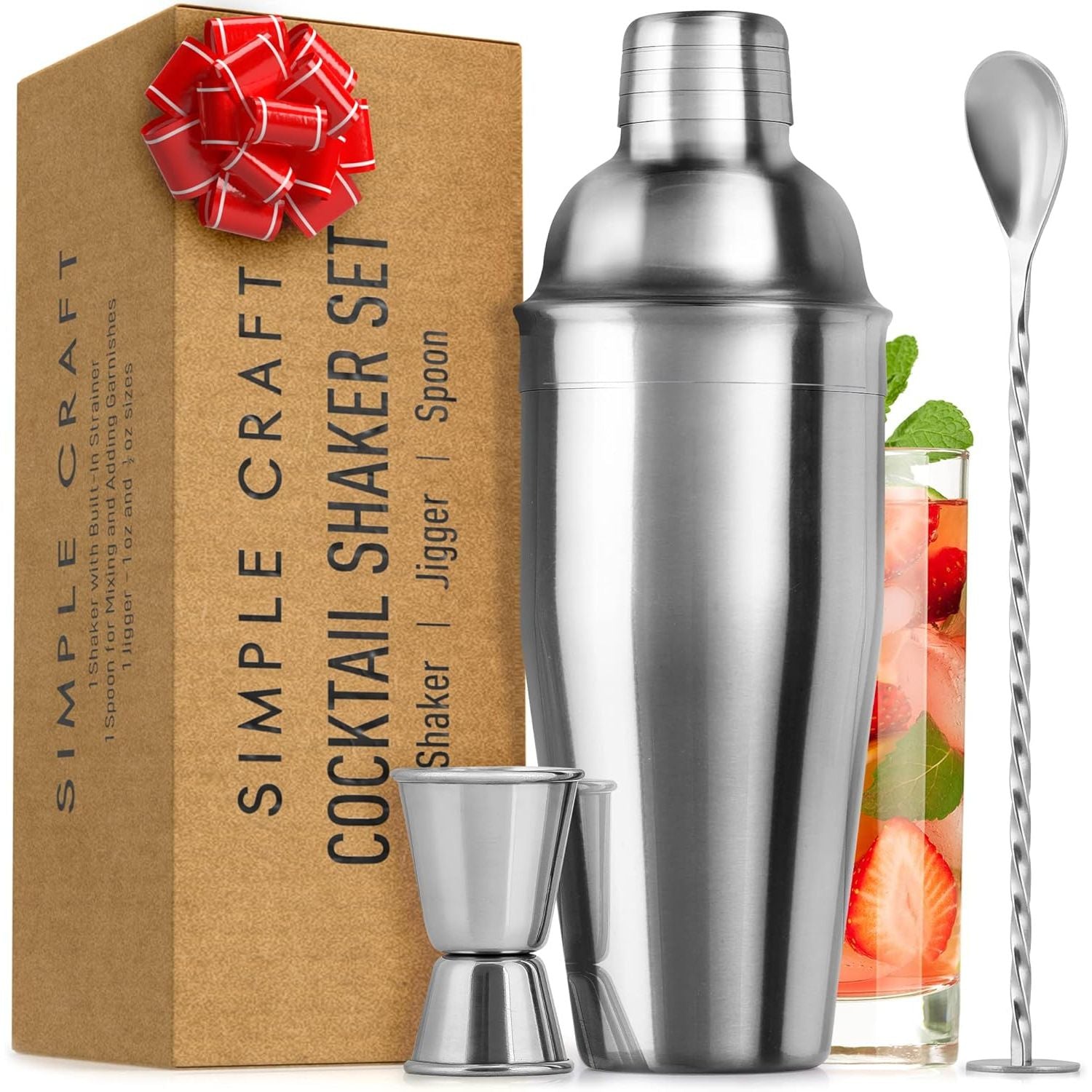 Simple Craft Cocktail Shaker (24oz)