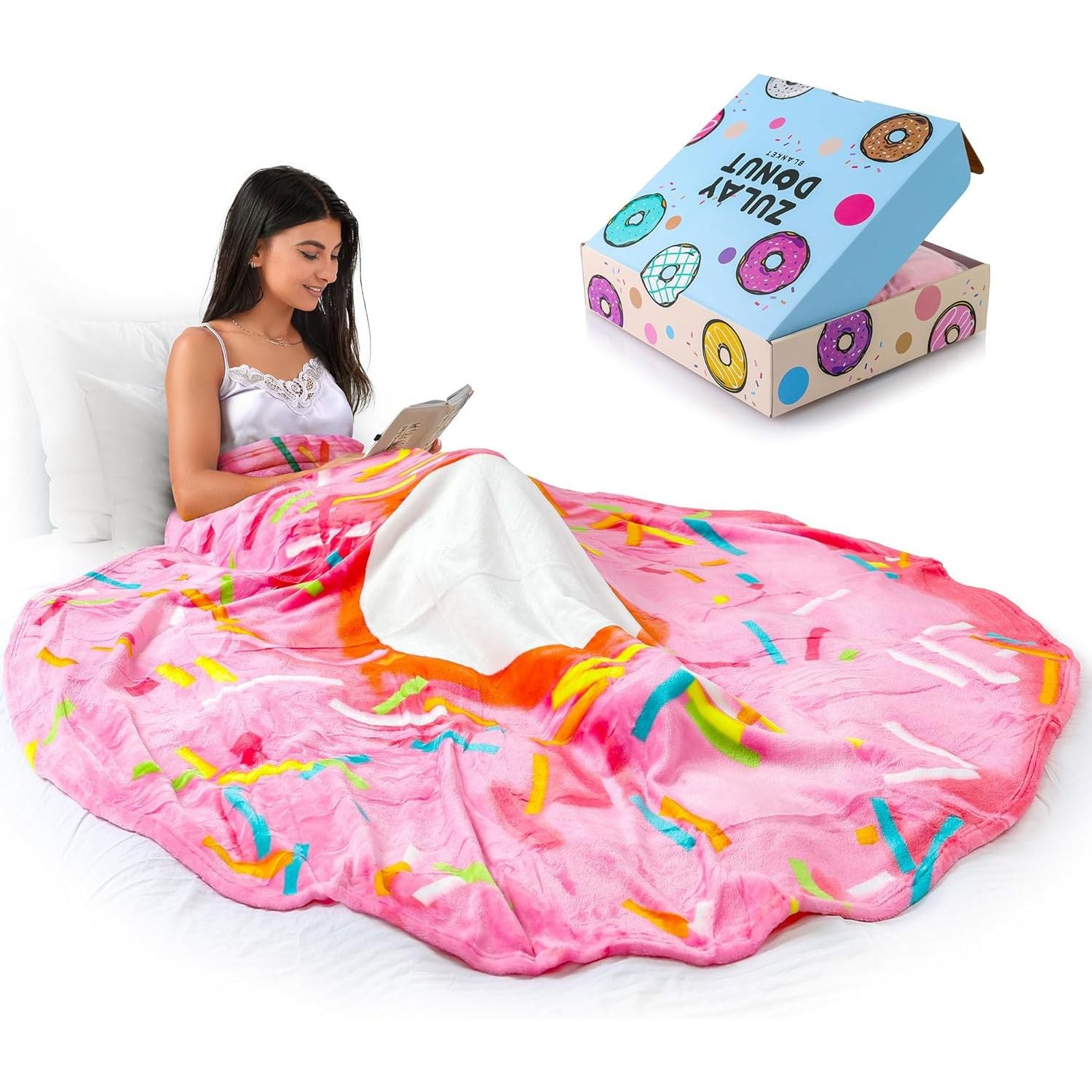 Throw Blankets Burrito/Pizza/Donut 60"  with Gift Packaging