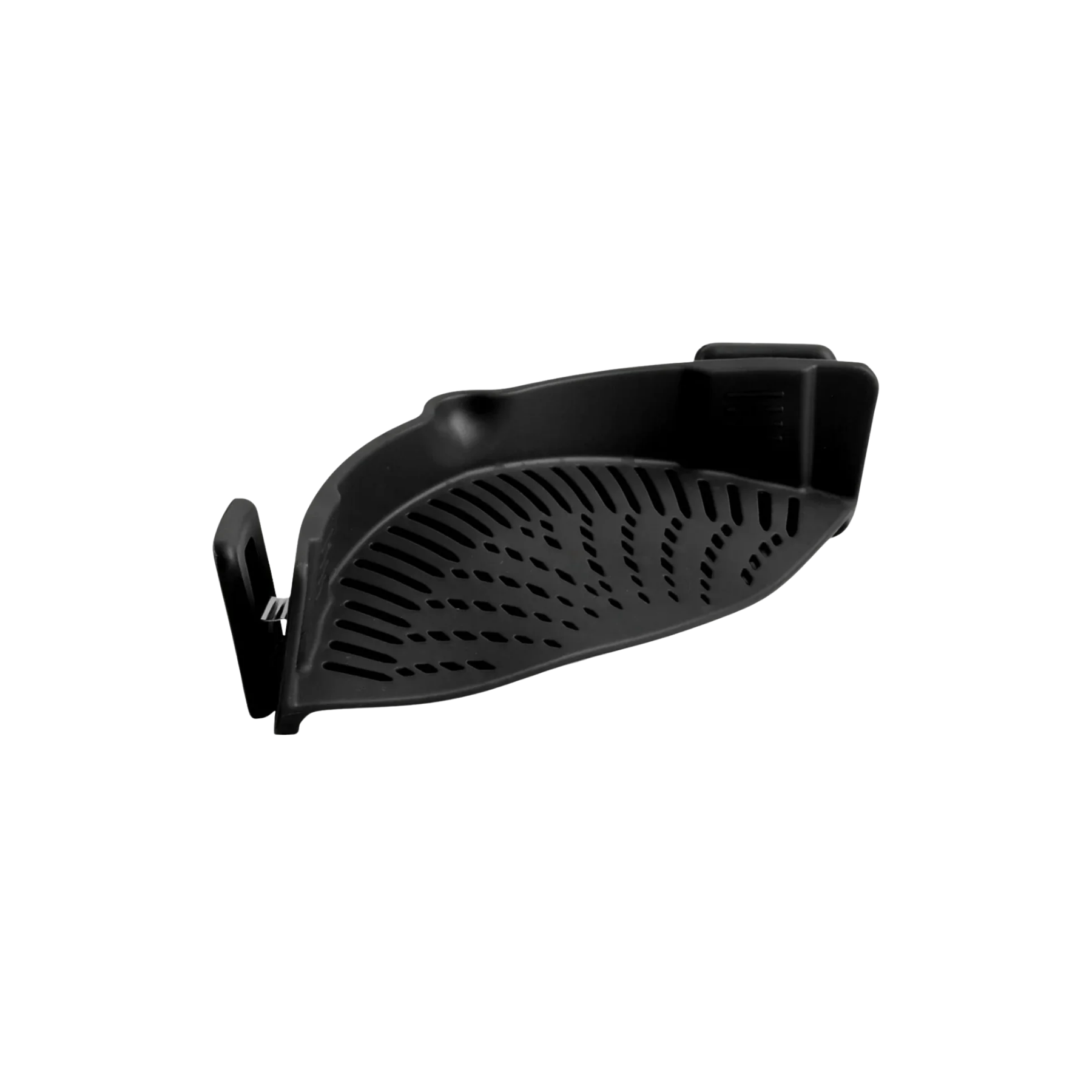 Adjustable Silicone Pot Strainer With Clips-Black by Zulay Kitchen