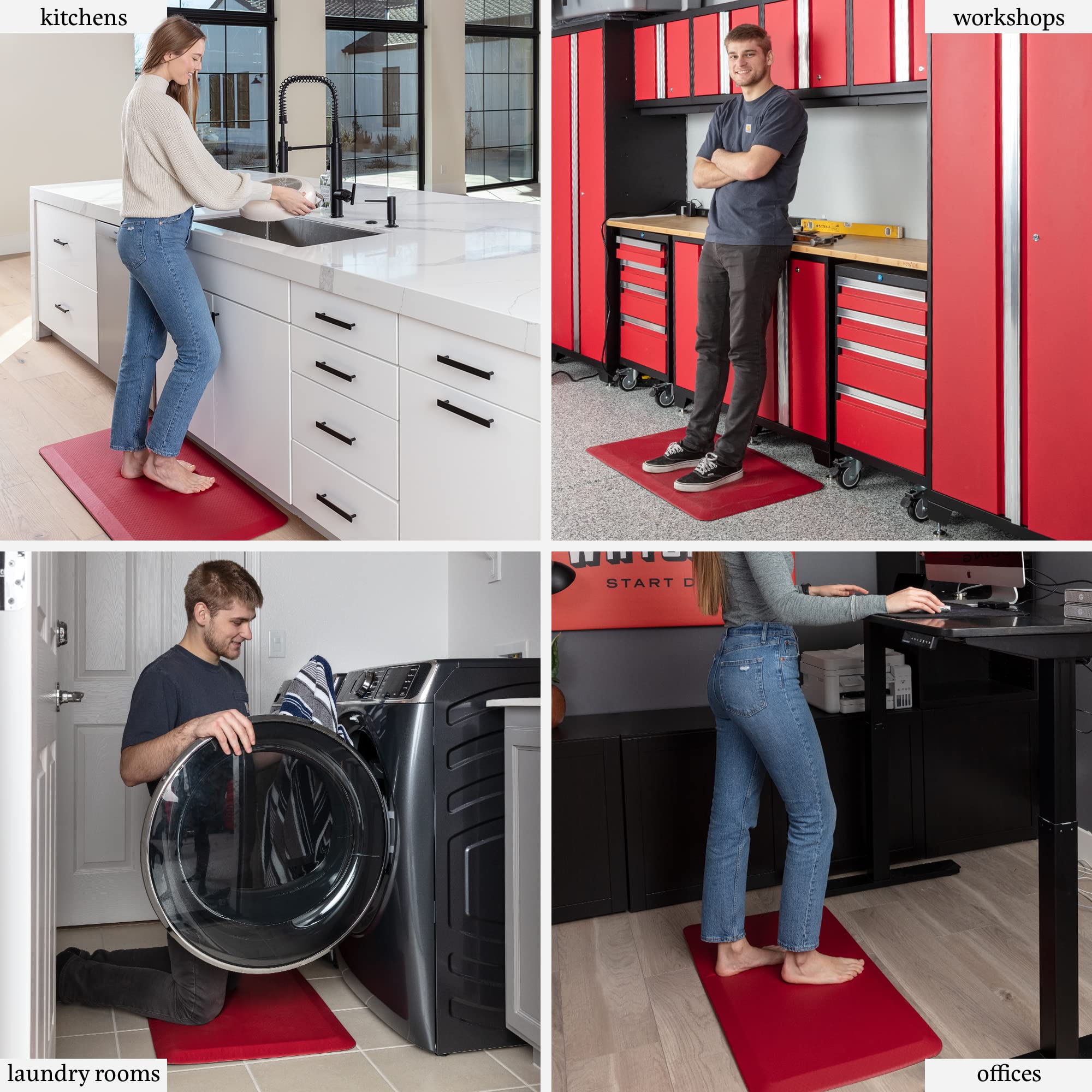 Multipurpose Anti Fatigue Kitchen Mats by Zulay Kitchen