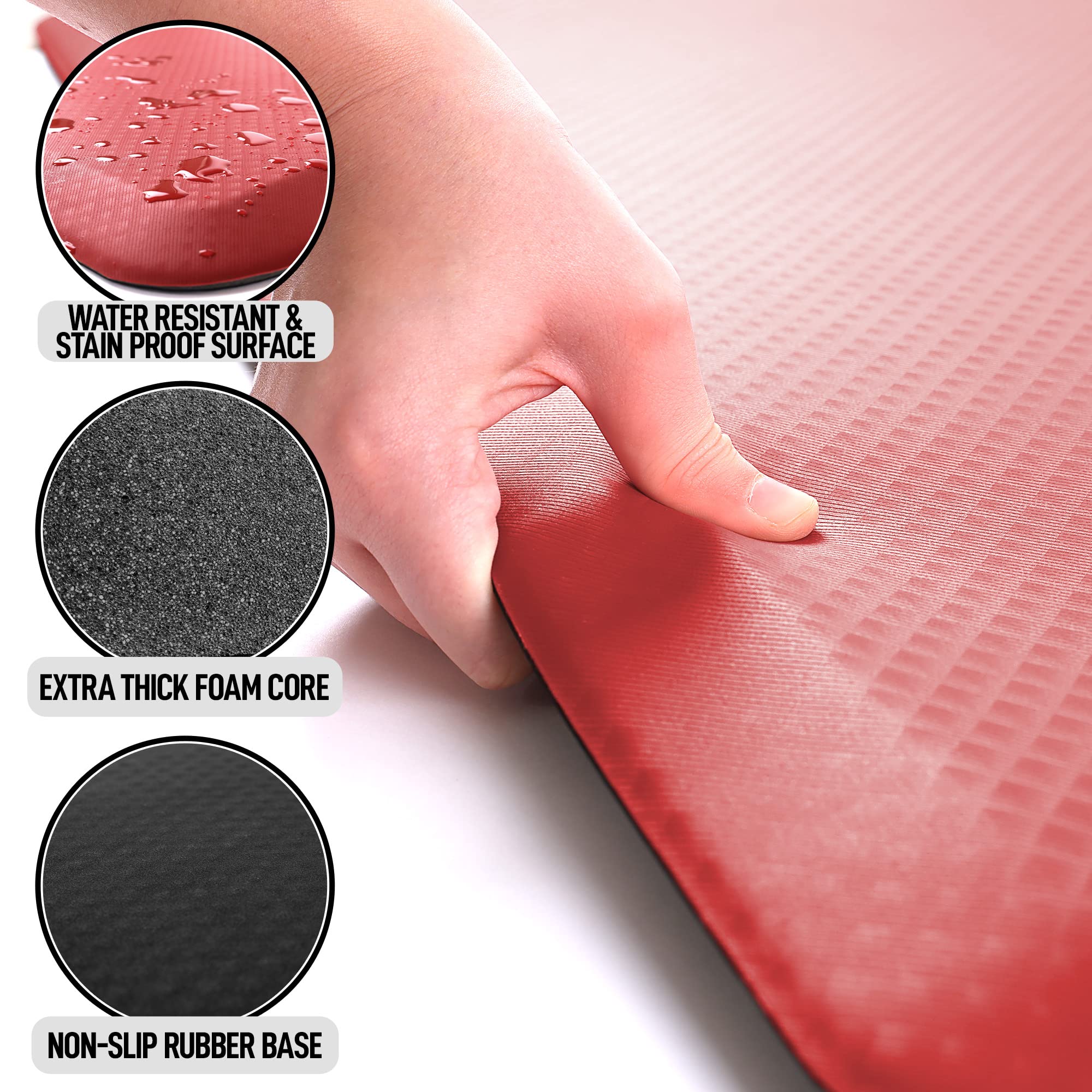 Water Resistant Anti Fatigue Kitchen Mats by Zulay Kitchen