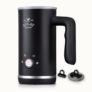 Automatic 4-in-1 Milk Frother Electric Heater - Black by Zulay Kitchen