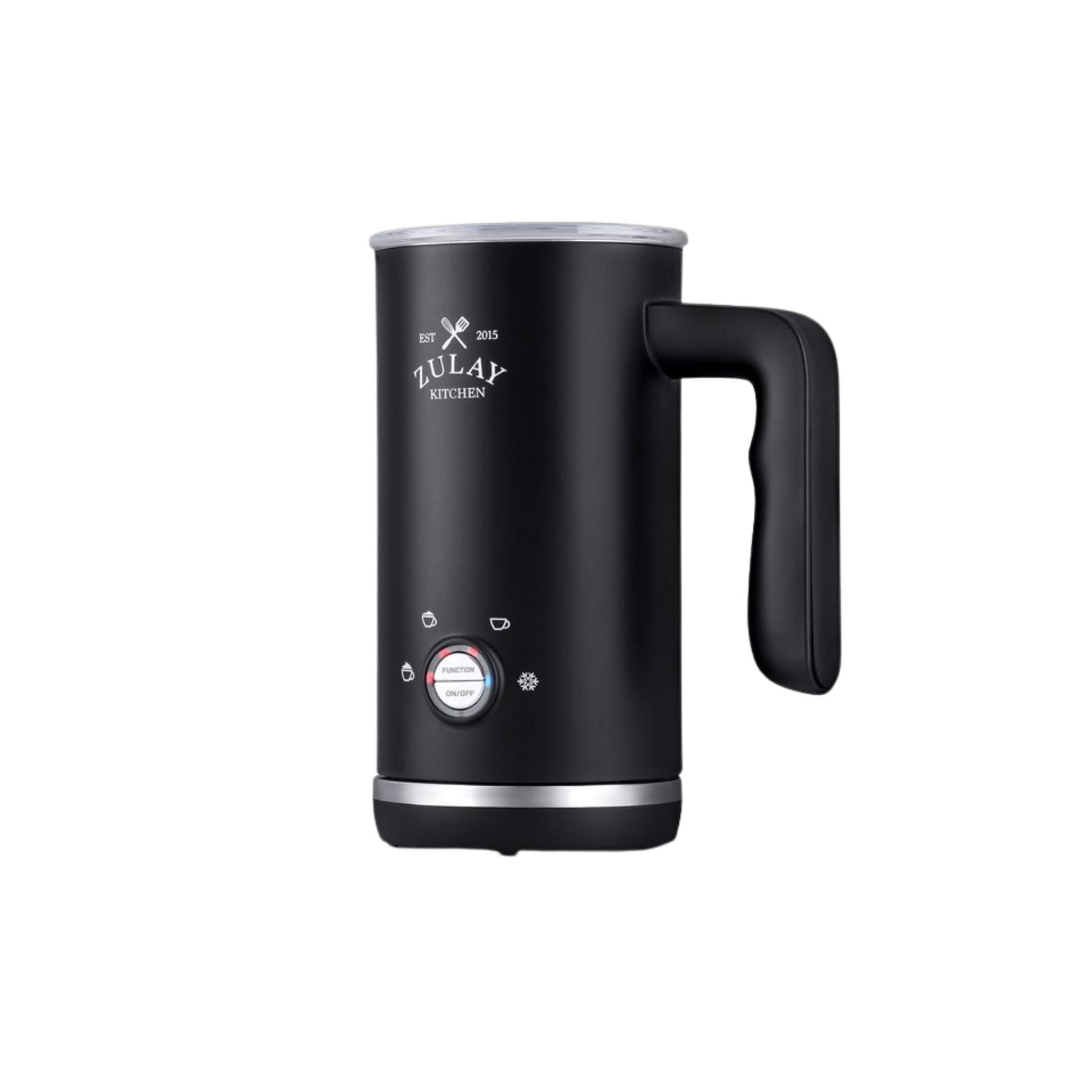 Automatic 4-in-1 Milk Frother Electric Heater - Black by Zulay Kitchen