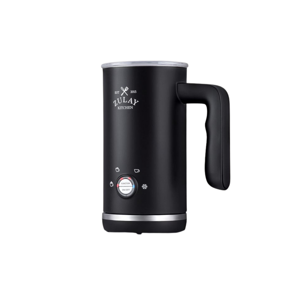 Automatic 4-in-1 Milk Frother Electric Heater - Black by Zulay Kitchen