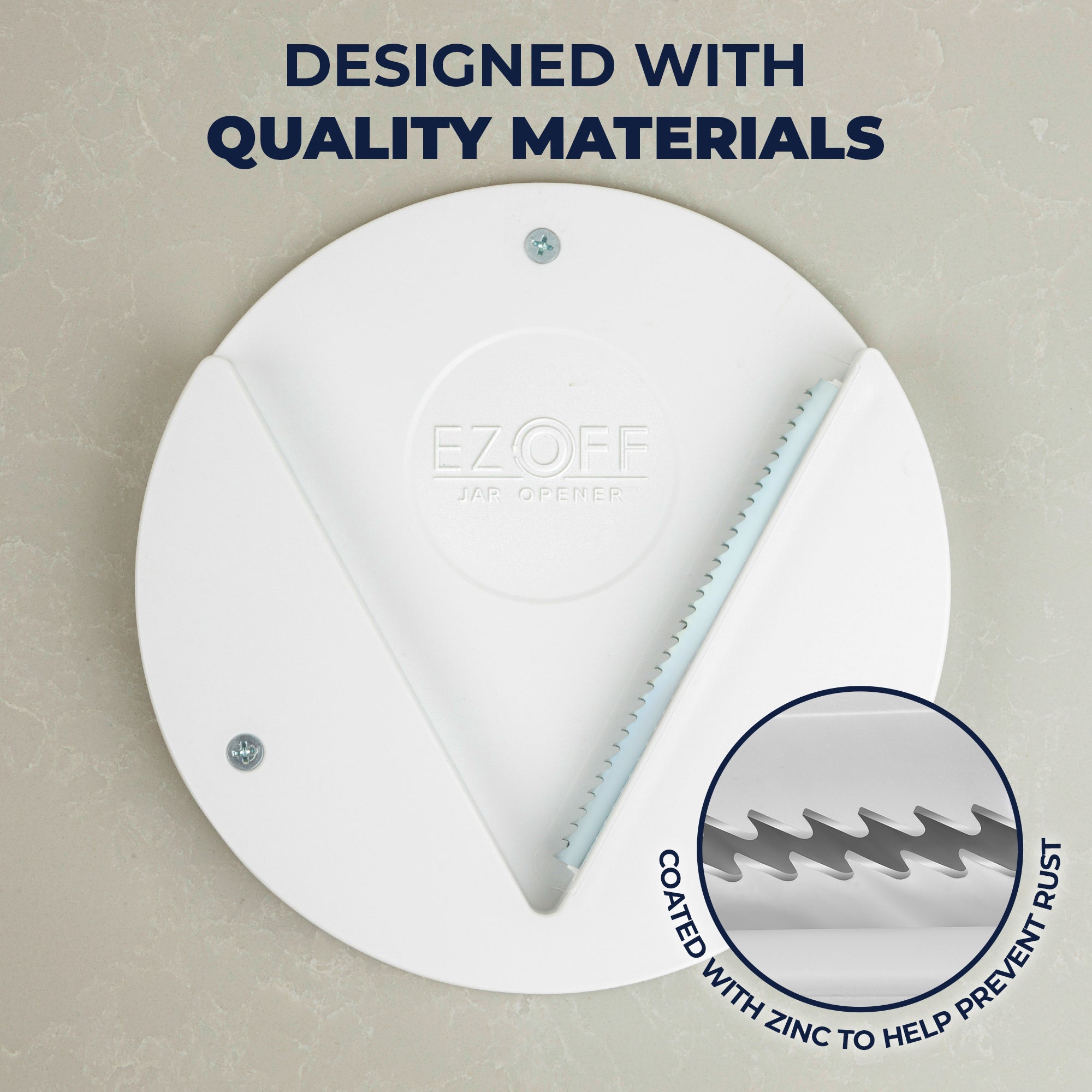 EZ Off Under Cabinet Jar Opener - Made with quality materials by Zulay Kitchen