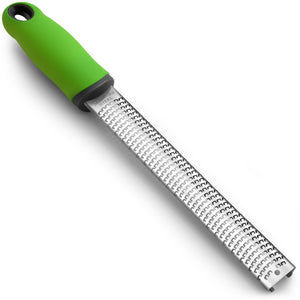 Zester Grater  with Green Handle by Zulay Kitchen