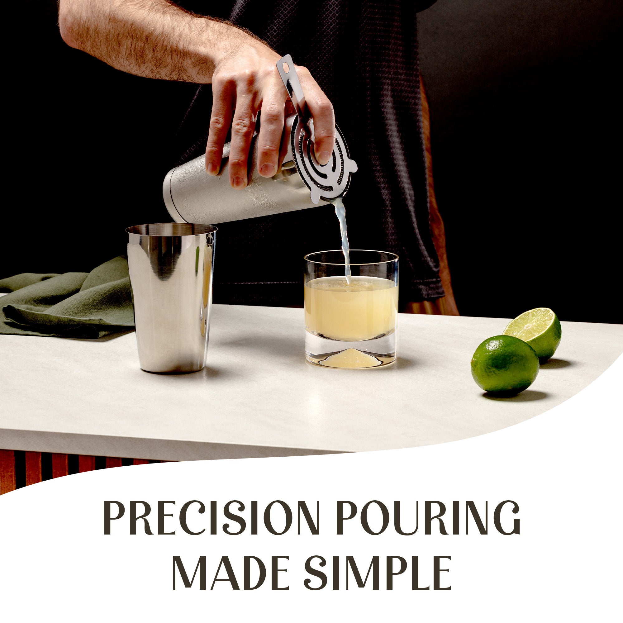 Zulay Kitchen Cocktail Shaker - Thumbnail 3