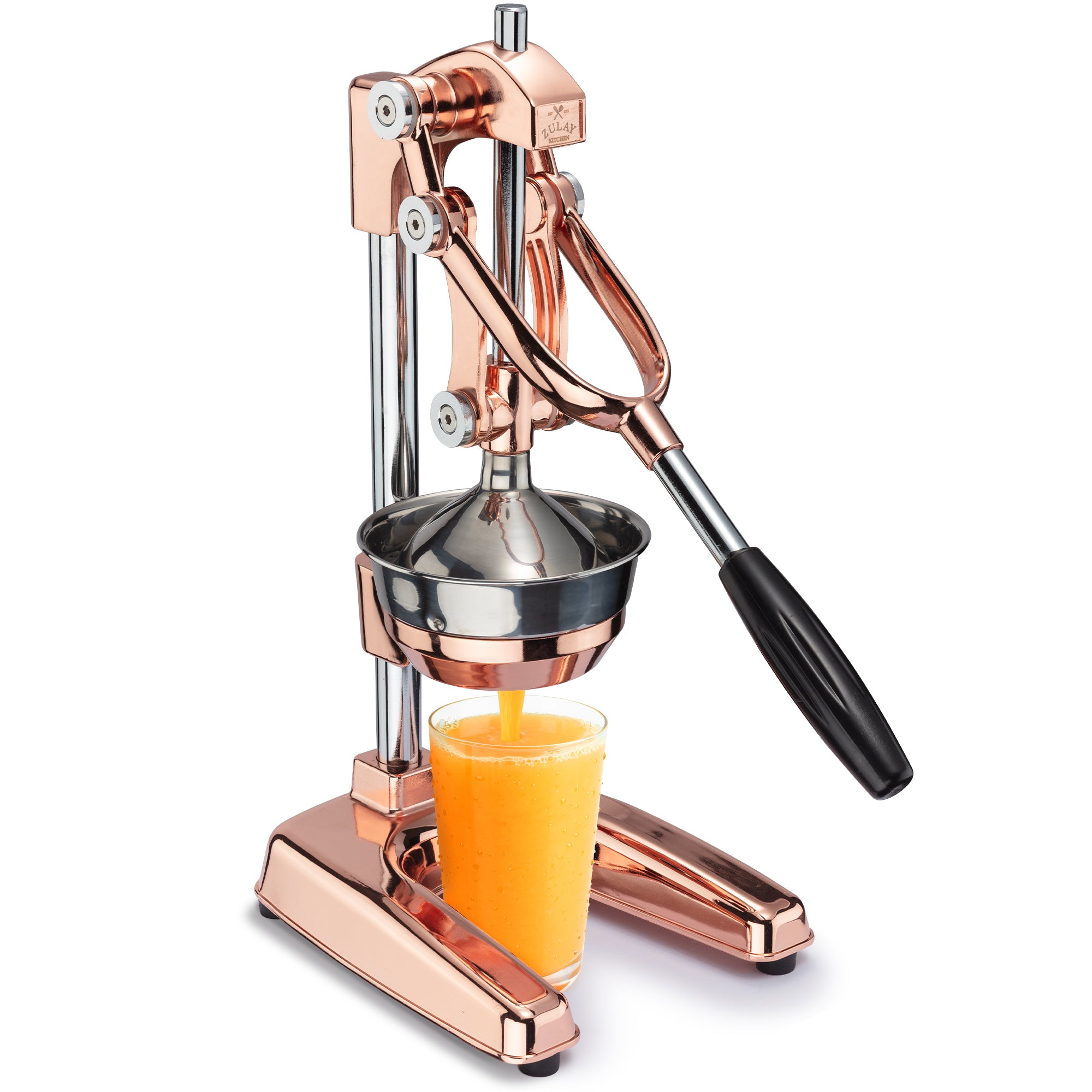 Cast Iron Juicer- Extra Tall Rose Gold by Zulay Kitchen 