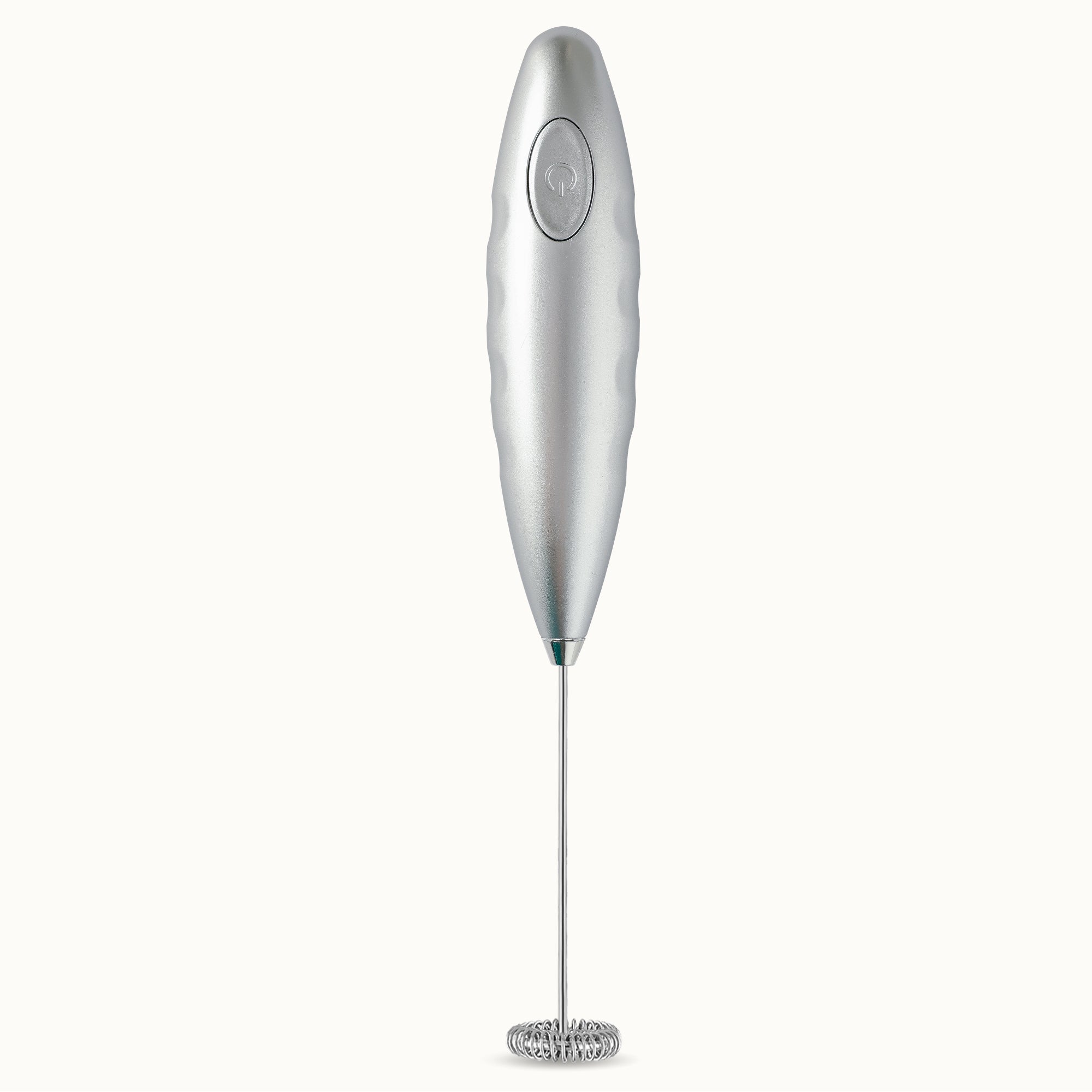 Double Grip Handheld Milk Frother - Silver by Zulay Kitchen