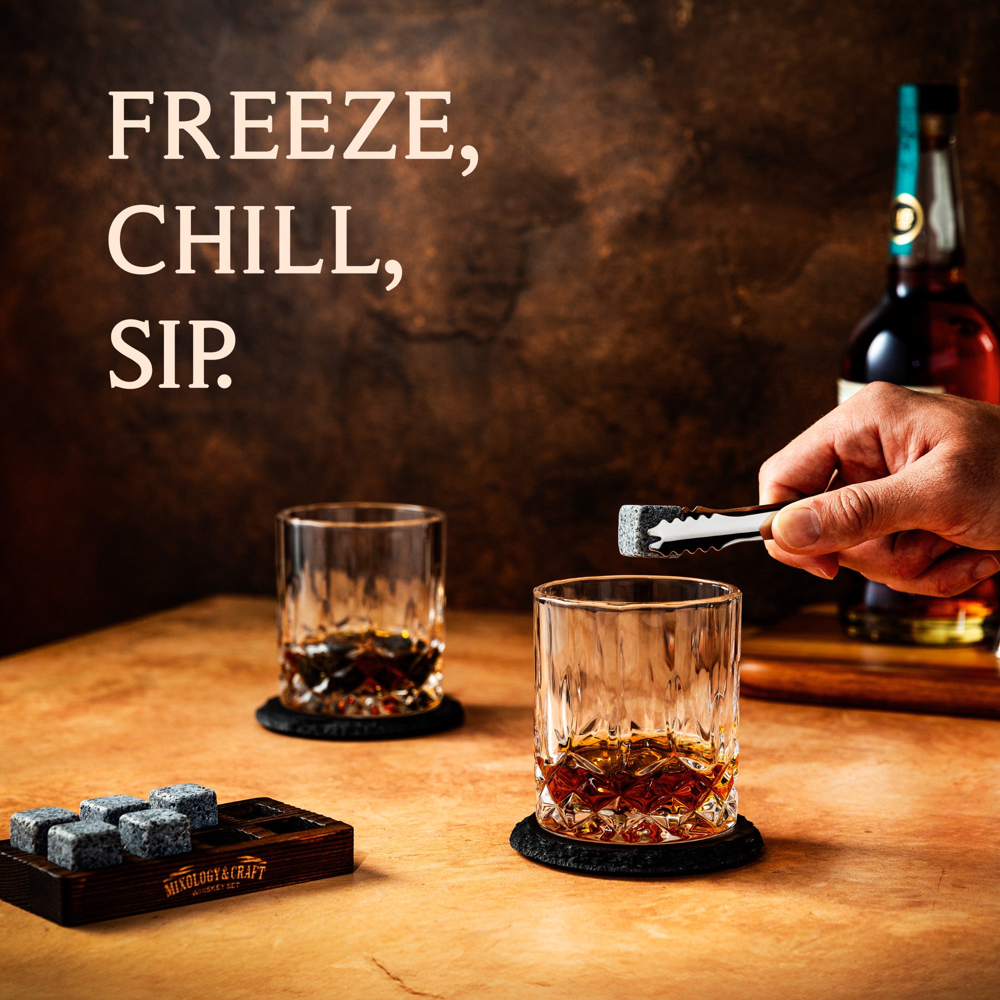 Freeze, Chill, Sip – Perfect Whiskey Rocks