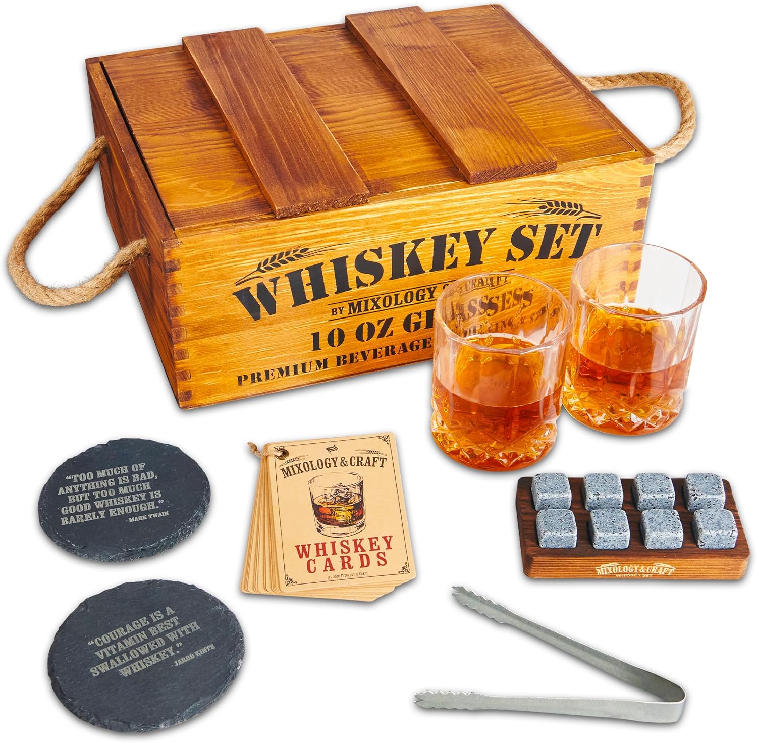 Whiskey Stones Gift Set | 15-Piece