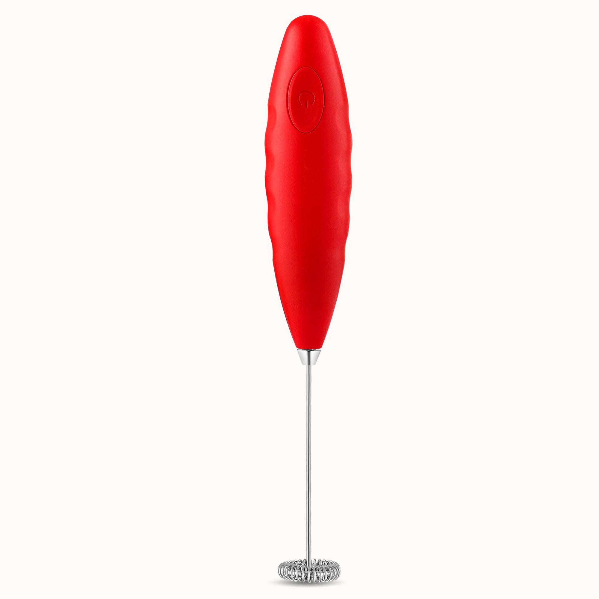 Double Grip Handheld Milk Frother - Red by Zulay Kitchen