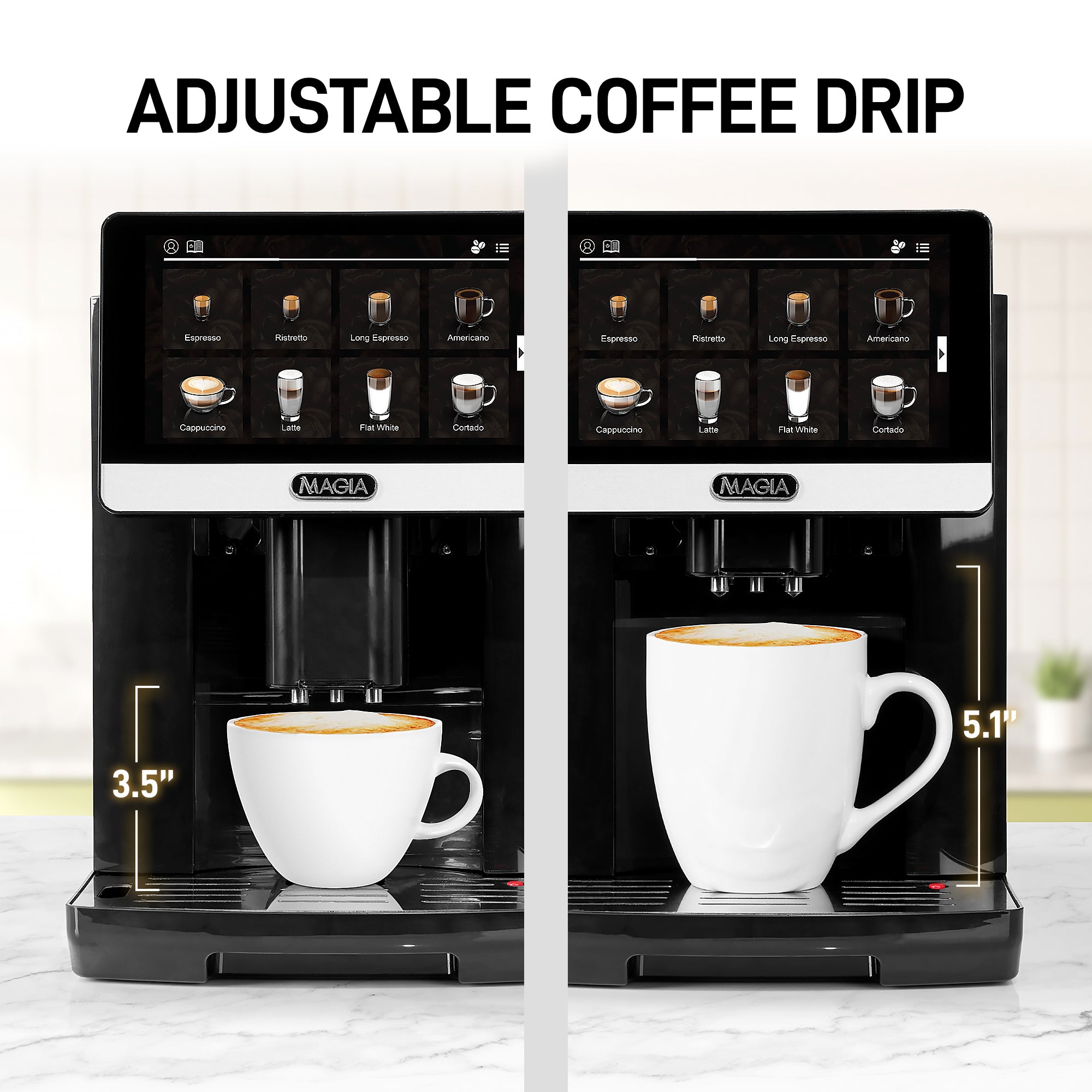MAGIA Espresso Machine - Black by Zulay Kitchen
