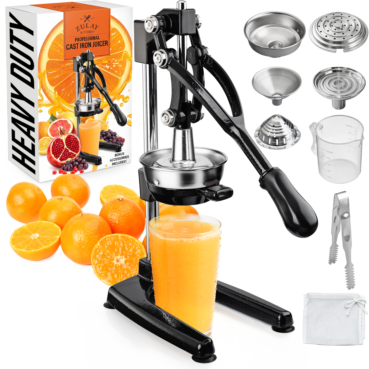Pulperizer 9-in-1 Cast Iron Juicer